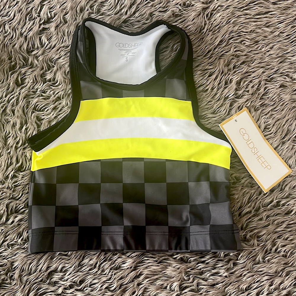 Brand-new with tags on : Goldsheep kids sports bra and leggings